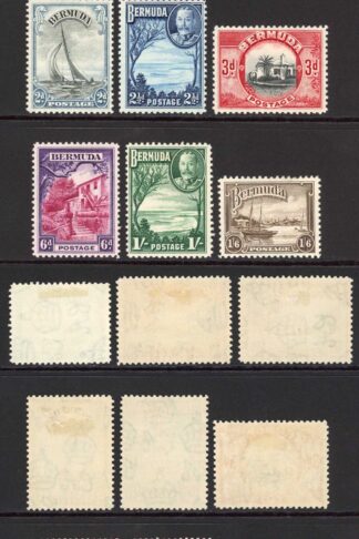 Bermuda SG98/106 1936 Set of 9 M/Mint