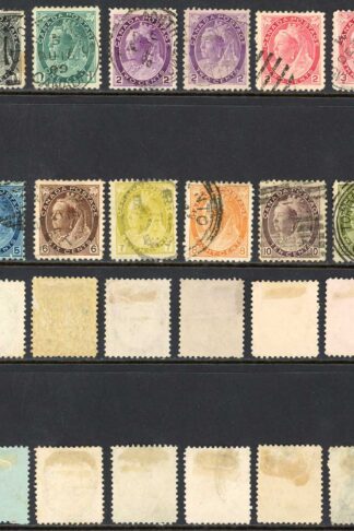 Canada SG150/65 QV set of 8 Cat 180 pounds (1/2c tone patch)