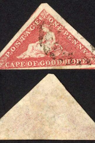 Cape of Good Hope SG18 1d Small to MASSIVE Margins