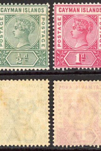 Cayman Islands SG1/2 1/2d with tone spot M/Mint
