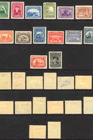 Newfoundland SG66/79 400th Anniversary 3c and 6c small gum thins) M/Mint