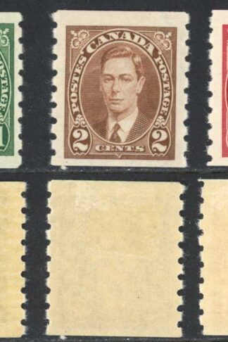 Canada SG358/70 1937 Set of 3 coil stamps M/Mint