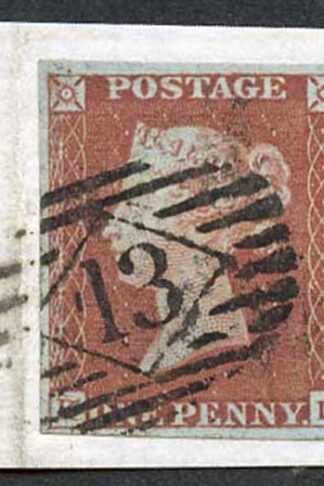 1841 Penny Red (KL) Fine Four Margins