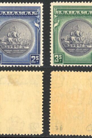 Bahamas SG131/32 1931-46 KGVI Set of 2 Wmk Mult Script CA P12 M/M
