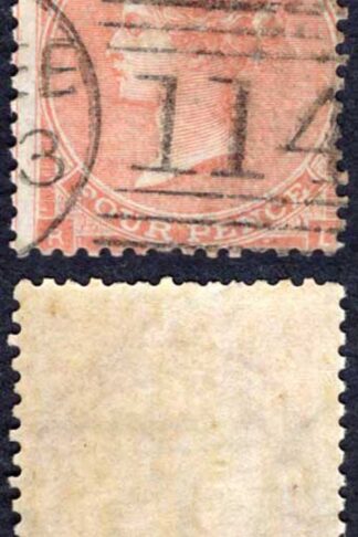 SG79 4d Bright Red plate 3 (no hair lines) Very Fine used