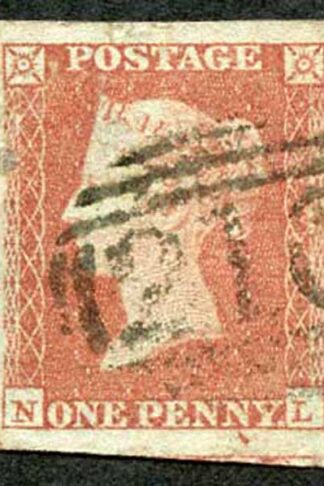 1841 Penny Red (NL) light thin MASSIVE MARGINS
