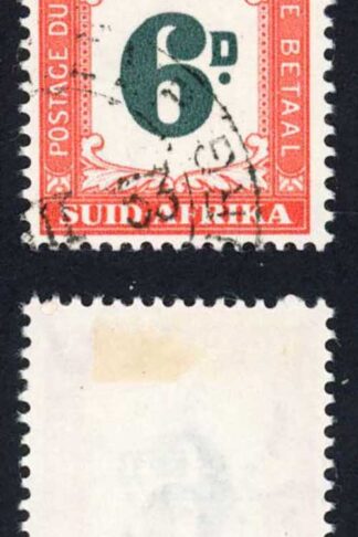 South Africa SGD43 6d Post Due used