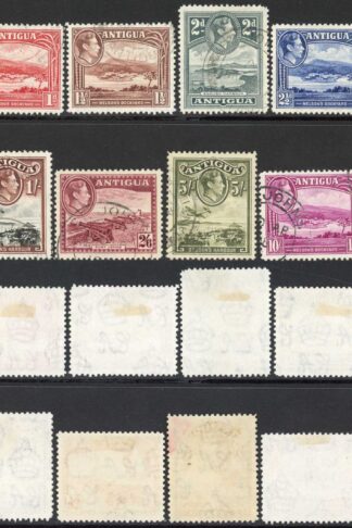 Antigua SG98/109 KGVI set of 12 Fine Used