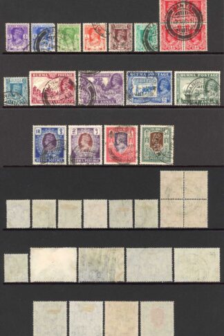 Burma SG18b/33 Set of 16 Fine Used