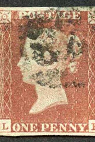1841 Penny Red (LF) Fine Four Margins