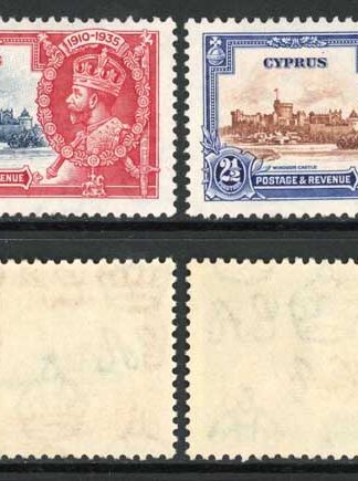 Cyprus SG144/7 1935 Silver Jubilee m/mint