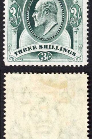 Falkland Is SG49b KEVII 3/- Deep Green m/mint