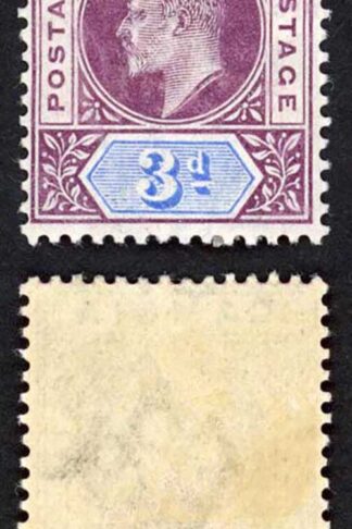Gambia SG49 3d purple and Ultramarine wmk CA m/mint