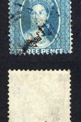 Natal SG10 1859 3d Blue Perf 14 no wmk