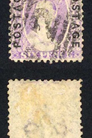 Natal SG62 6d mauve opt POSTAGE