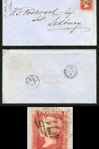 Penny Star (OH ) Plate 51 on Cover SG42 Ex Alcock 17 OCT 1861