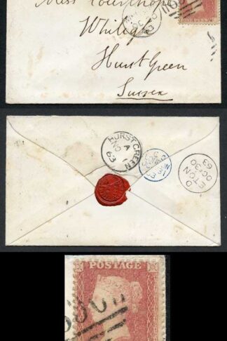 Penny Star (TC) Plate 51 on Cover SG42 Ex Alcock