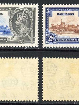 Barbados SG241/4 1935 Silver Jubilee M/Mint