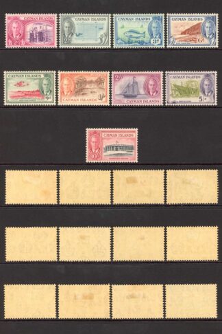 Cayman Is SG135/47 1950 Set of 13 M/Mint (toned)