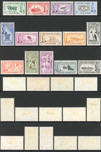 Falkland Is SG172/85 KGVI Set of 14 M/Mint