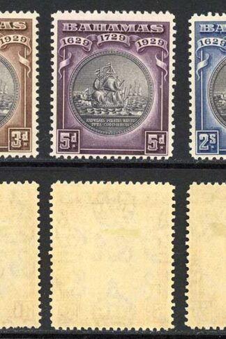 Bahamas SG126/30 1930 Tercentenary set of 5 M/Mint