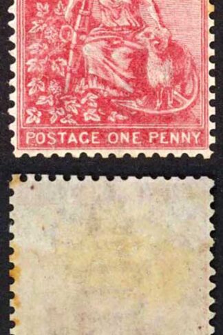 COGH SG23 1854 1d Carmine-red (with outer frame-line) M/Mint (a few tone spots)