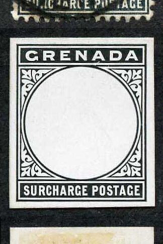 Grenada POST DUE Die Proof (inscribed Surcharge Postage)