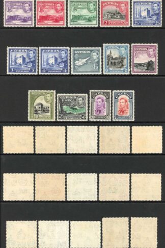 Cyprus SG151/63 1938 Set Fresh M/M