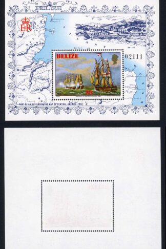 Belize SG MS677 1982 Sailing Ships Mini Sheet Fresh U/M
