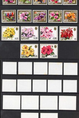 Niue SG527/42 1984 Flowers Set U/M (some light toning)