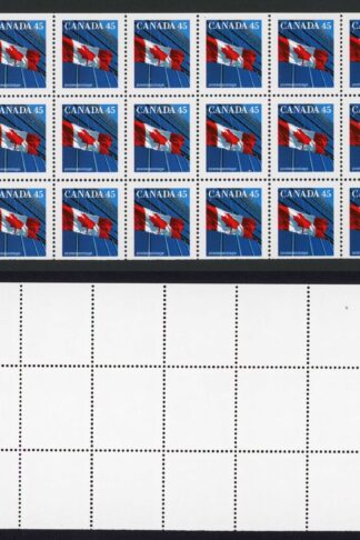 Canada SG1358cb 45c booklet pane of 24 Fresh U/M