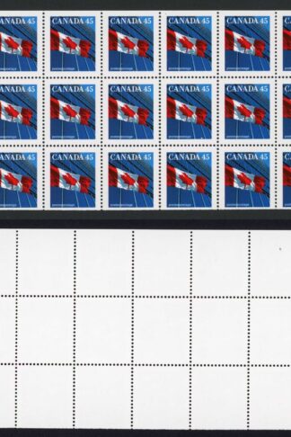 Canada SG1358cb 45c booklet pane of 24 Fresh U/M