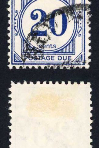 Malay States SGD21a 20c Blue perf 12.5 Wmk Script CA