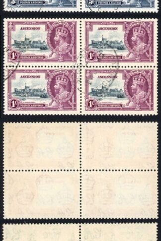Ascension SG31/34 1935 Silver Jubilee Set in Blocks Fine used
