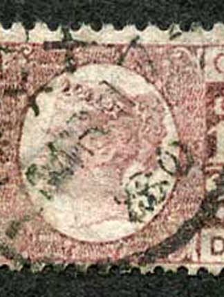 SG48 1/2d (OD) Plate 20 CDS Used cat 85 pounds