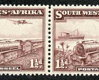South West Africa SG96 1937 1 1/2d M/M (small black mark on reverse)