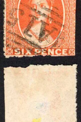 Grenada SG12 6d Orange-vermilion Perf 15 Wmk Large Star