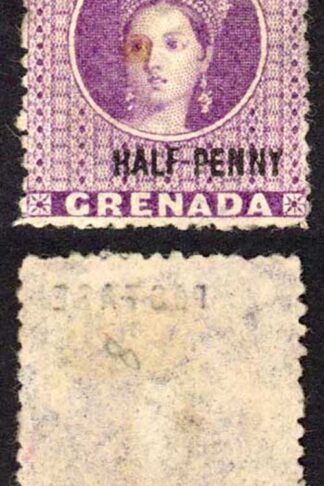 Grenada SG21 1881 1/2d Deep Purple Mint (no gum)