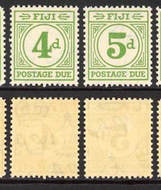 Fiji SGD11/D18 1940 Post Due set of 8 M/Mint