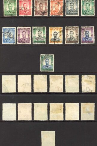 Southern Rhodesia SG40/52 KGVI set