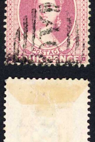 Bahamas SG43 1882 4d Rose wmk Crown CA Perf 14 Very Fine used