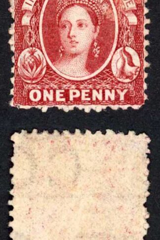 Bahamas SG20x 1d Brown-lake Perf 12.5 Wmk CC and PAPER MAKERS Wmk Mint (no Gum)