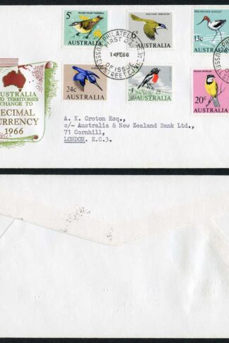Australia SG386/97 Birds Set on First Day Cover