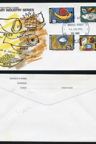Australia SG510/3 1972 Primary Industries First Day Cover