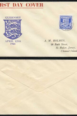 Guernsey SG3 2 1/2d Arms illustrated FDC