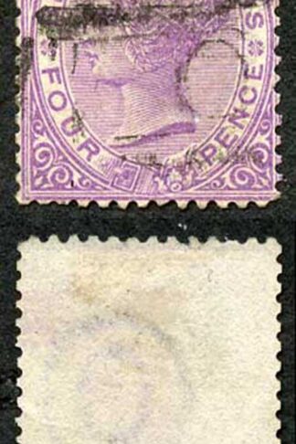 British Honduras 4d Mauve wmk Letter O FINE USED