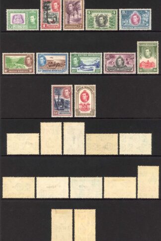 British Honduras SG150/61 1938 Set of 12 M/M