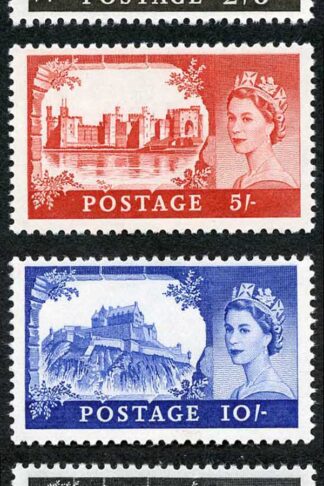 SG759/762 Castle No Wmk Set 4 values  U/M