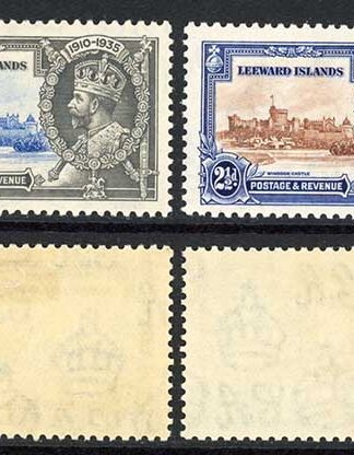Leeward Is SG88/91 1935 Silver Jubilee M/M Set