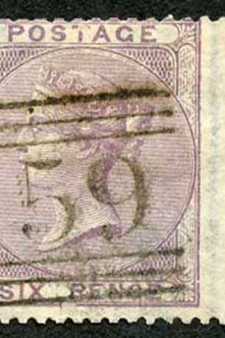 SG70 6d Pale Lilac Fine used Cat 120 pounds
